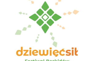 Grafika przedstawia logo festiwalu Beskidów i Śląska Cieszyńskiego Dziewięćsił