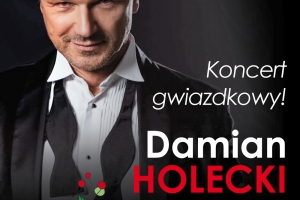 Plakat, koncert Damian Holecki w Brennej
